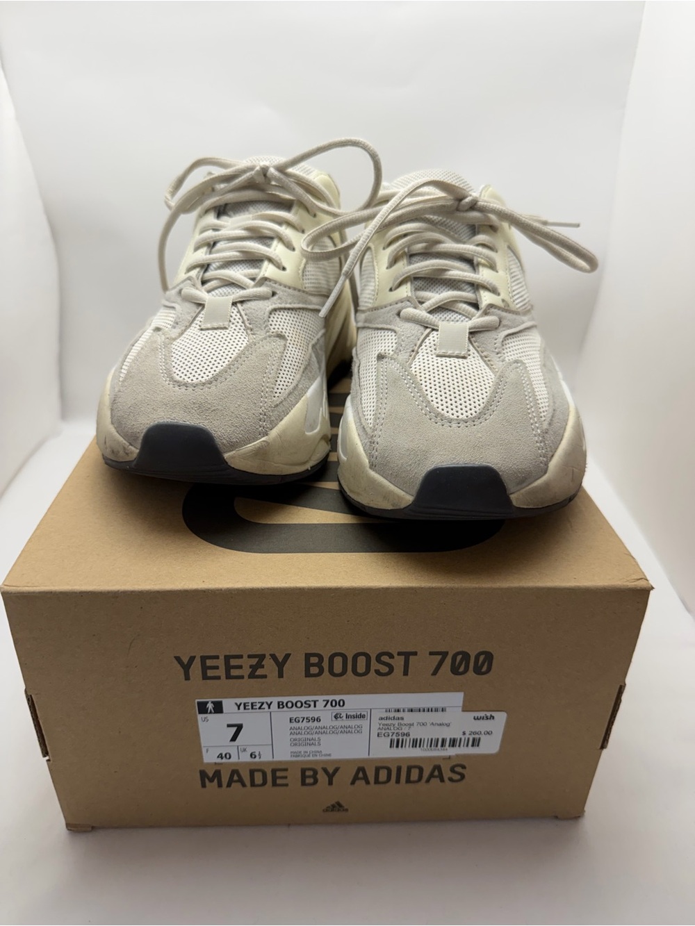 adidas Yeezy Boost 700 Sneakers - Beige / Light Gray